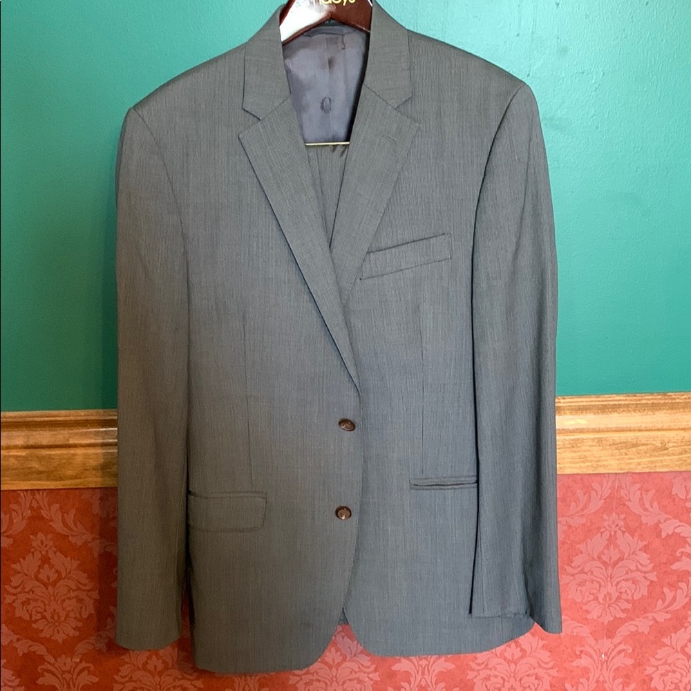 Polo Ralf Lauren Gray Suit - 40R Slim Fit 100% Wool